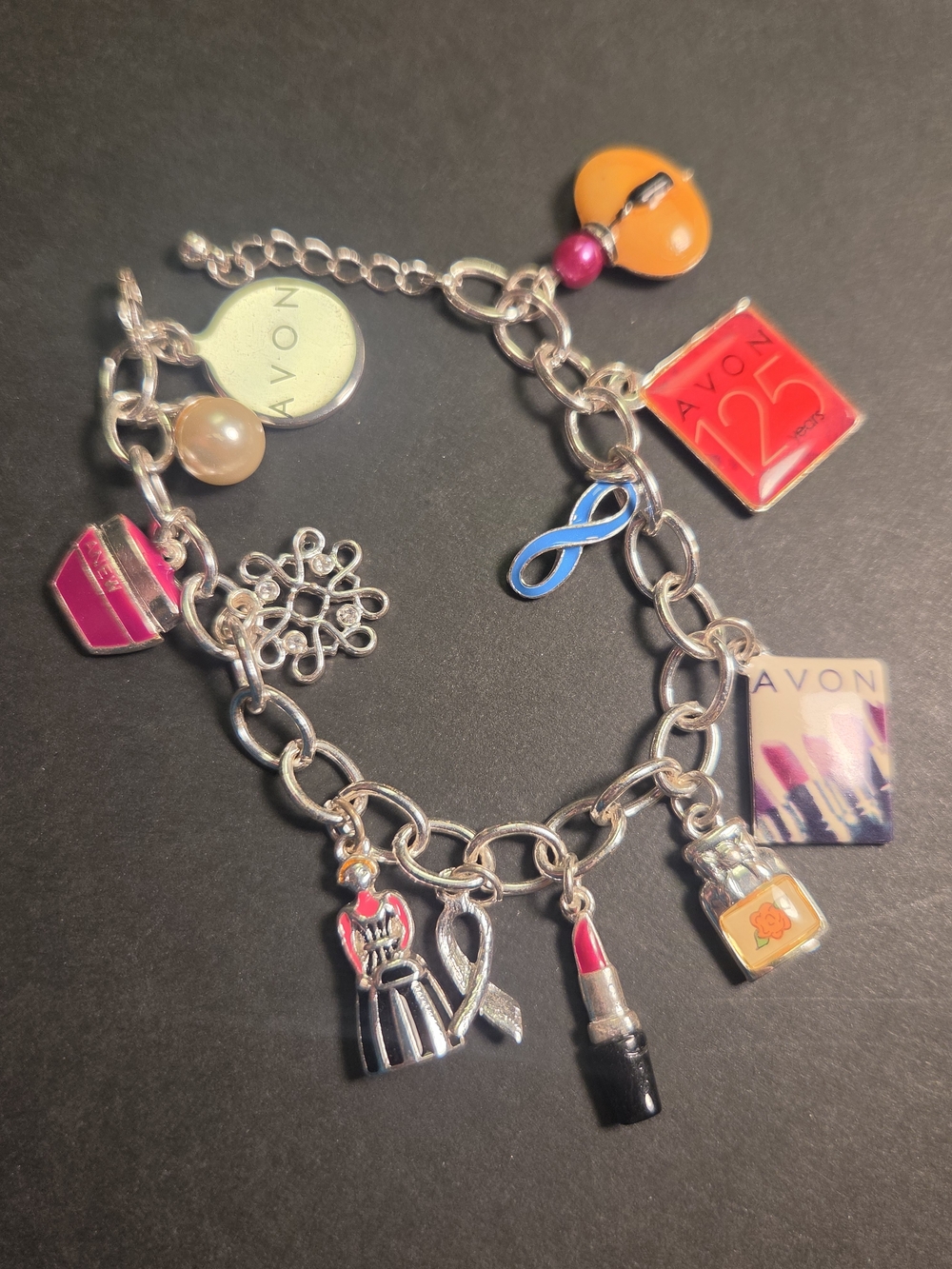 Avon 125 Years Charm Bracelet